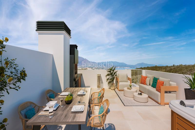 Foto cc8104a0-2344-4276-bdcf-f72e07e6d6fd. Casa adosada nuevo adosado de 3 dormitorios con solarium y vistas al mar en Manilva