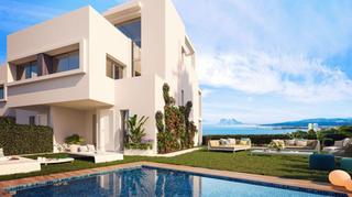 Casa adossada a Chullera. Adosado con vistas al mar, solarium y sótano cerca de la playa