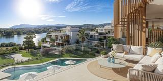 Àtic a Bel - Air. Ático dúplex de 3 dormitorios con vistas al golf en los flamingo