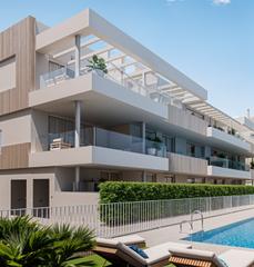 Apartament a Zona Calvario. Elegante apartamento en estepona con gimnasio, piscina cubierta