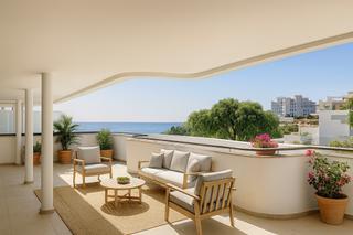 Planta baja en Huerta Nueva. Bajo elevado con vistas al mar  4 dormitorios y gran terraza  la