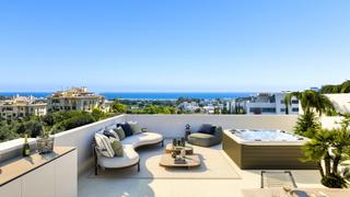 Àtic a La Concha - Resina Golf. Ático con solarium y vistas panorámicas al mar  nueva milla de o