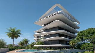 Apartament a Huerta Nueva. Apartamento moderno con amplia terraza y vistas al mar en comple