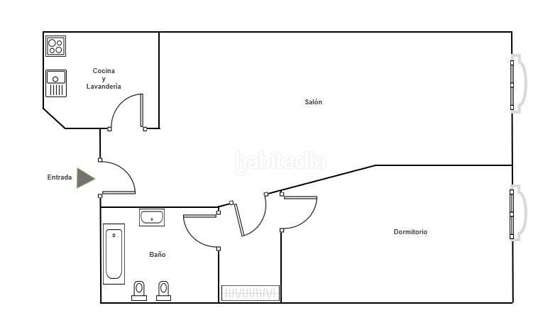 Foto a752e954-aae5-41ef-86bf-2a2b87ca5175. Lloguer apartament amb calefacció a Palacio Madrid