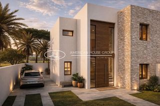 Casa aparellada a Los Gallos. Promoción de obra nueva de 7 chalets de diseño con piscina en ve