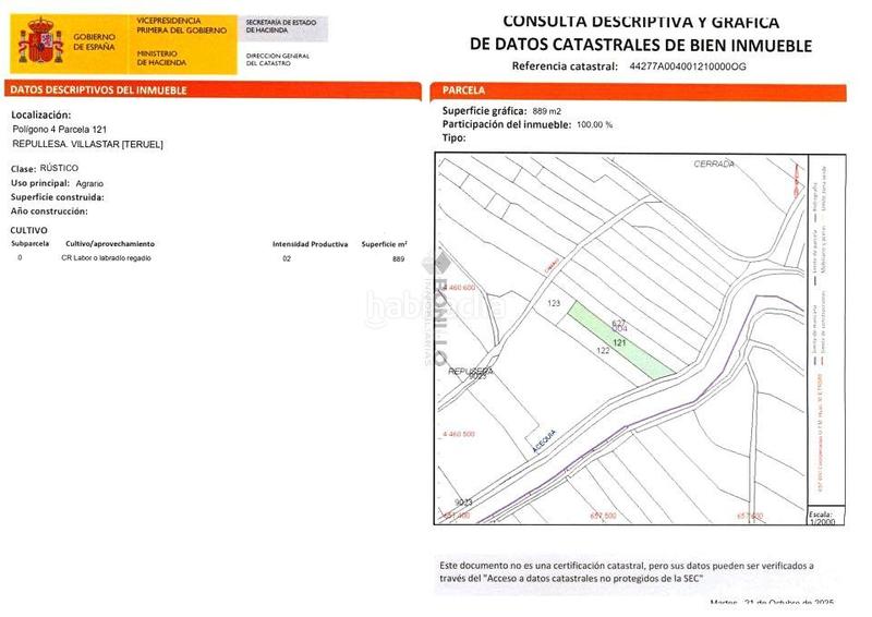 Foto 6a5f0023-e995-41ae-b076-cb4337f9a2fa. Wohngrundstück in Villastar