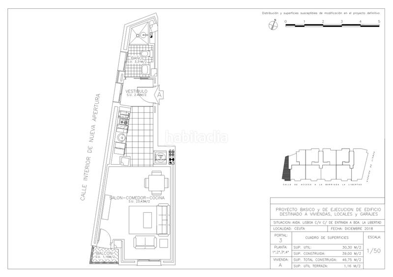 Foto c04503e7-532c-4f7d-a464-c5c3432e30b1. Estudio 47m<sup>2</sup> en avenida de lisboa 12 en Muelle Ceuta