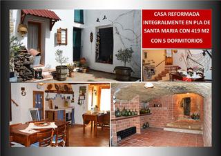 Maison à Pla de Santa Maria (El). Casa rehabilitada venta,  419 m2 patio con barbacoa, terraza, 5