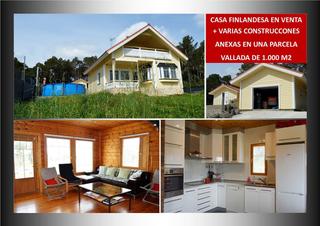 Bauernhof in Querol. Casa finlandesa en venta  3 construcciones anexas en parcela de