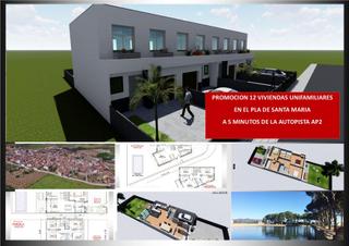 Maison jumelée à Pla de Santa Maria (El). Promocion pareadas venta con jardin, 4 dormitorios, 3 baños, cal