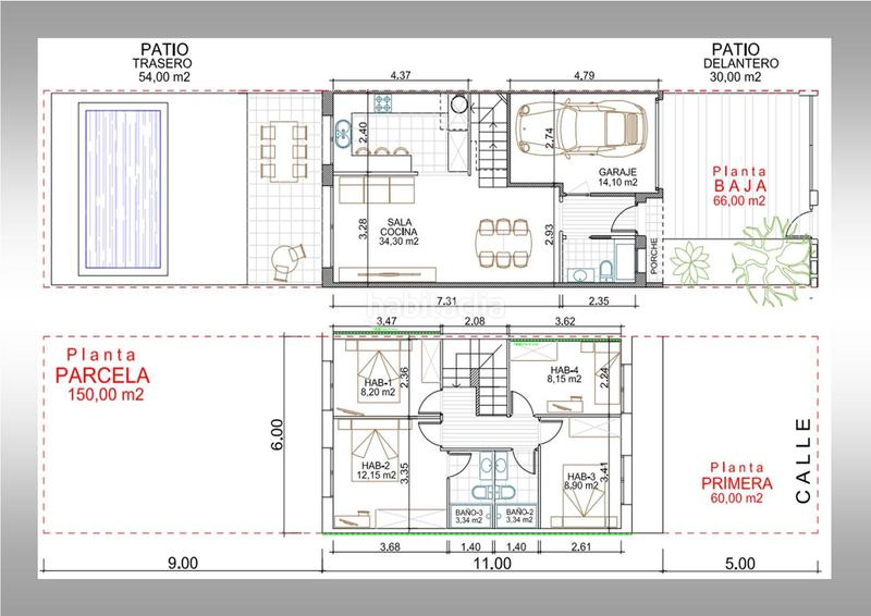 Foto b5ed7d54-a1d0-432e-b592-0d5886b0c348. Casa aparellada amb calefacció aparcament a Pla de Santa Maria (El)