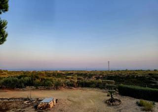 Rural plot in Calafat. Encantadora parcela rústica con vivienda y vistas panorámicas al