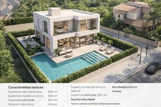 Terreny residencial a Alicante Golf. Parcela urbana  alicante golf de 504 m2 para chalet exclusivo en