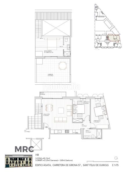 Foto 764b79c4-9977-4b72-b7fa-385e182e86db. Duplex con piscina in Eixample Sant Feliu de Guíxols