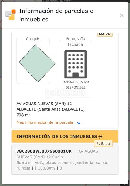 Foto ee3cf604-564d-4cb3-a640-351c47bf67d4. Terreno residencial en avenida aguas nuevas 12 solar para edificar en Albacete