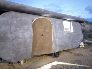 Mas  Tajao. Mobil home flinstonos  picapiedra house