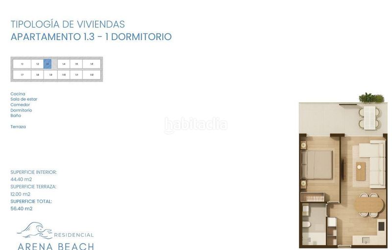 Foto 5d4a63d5-f281-4dd8-8f8e-70f4845de22c. Apartament amb calefacció aparcament piscina a Moncófar Playa Moncofa