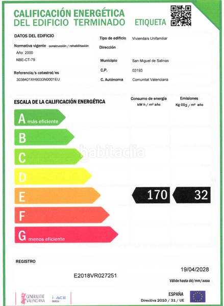Foto d72651b2-4dc6-4f2d-a6fc-3742cab12c25. Casa amb aparcament a San Miguel de Salinas