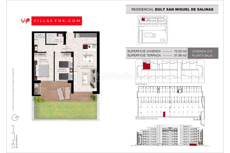 Foto b2bedd87-7604-4150-ba3c-5a95c70dd10a. Apartament amb aparcament a San Miguel de Salinas