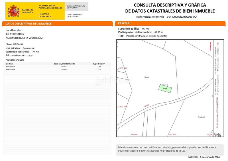 Foto d58d1ba9-3528-4a38-8c44-29c1ad8aa95d. Country house in lugar portobo 1 in Ortigueira