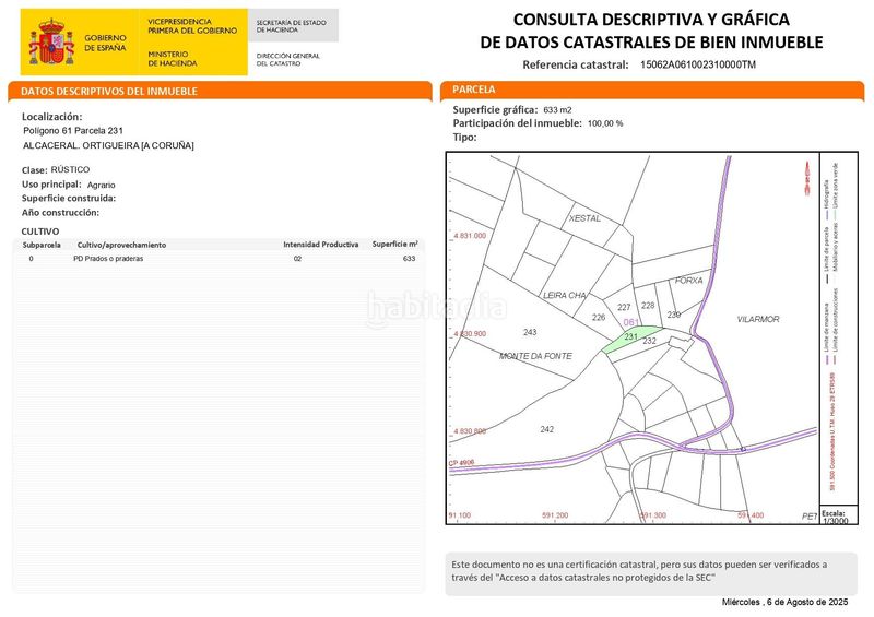 Foto 61fb285d-c4f3-4192-bf61-7d9f3f543f05. Mas avec parking dans Ortigueira