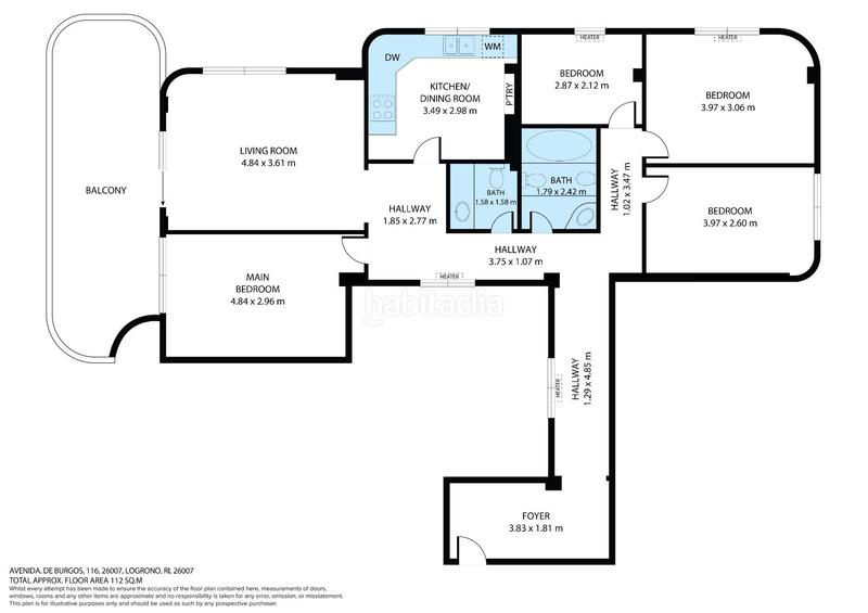 Foto e4e16e9a-d816-4990-be67-663522dc7a25. Piso en avenida burgos 116 amplio piso en portillejo valdegastea en Logroño