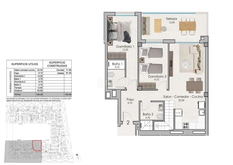 Foto 69655d8d-3986-4489-934d-0f388fd52aac. Àtic amb piscina a Norte Santa Pola