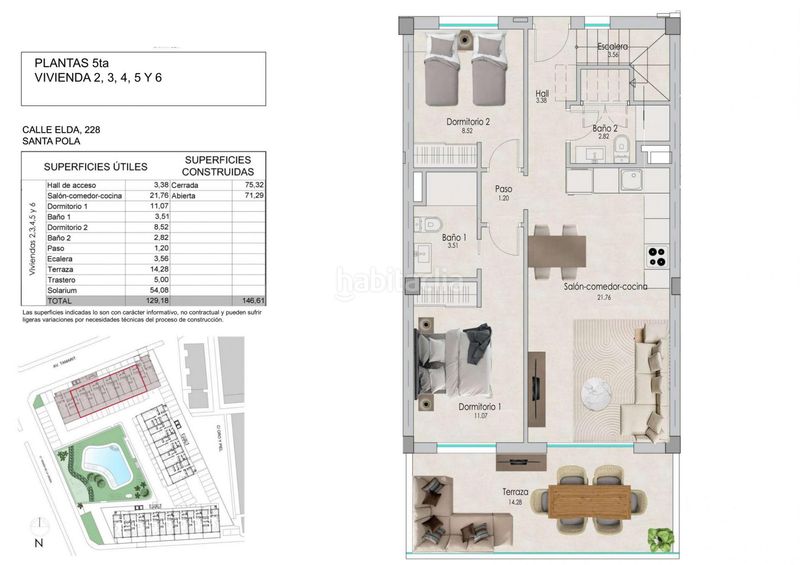 Foto 25e2c2a4-e873-4e21-b5e2-947e291520ee. Ático en Playa Tamarit-Playa Lissa Santa Pola