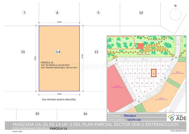 Foto 8c310d10-0238-4d85-acdf-7fc670476e19. Wohngrundstück in Entrenúcleos Dos Hermanas