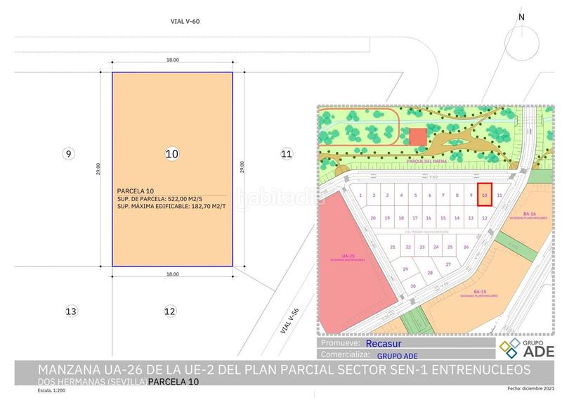 Foto a4302b57-b3ee-4e28-8ecf-7b2c2f2967eb. Wohngrundstück in Entrenúcleos Dos Hermanas
