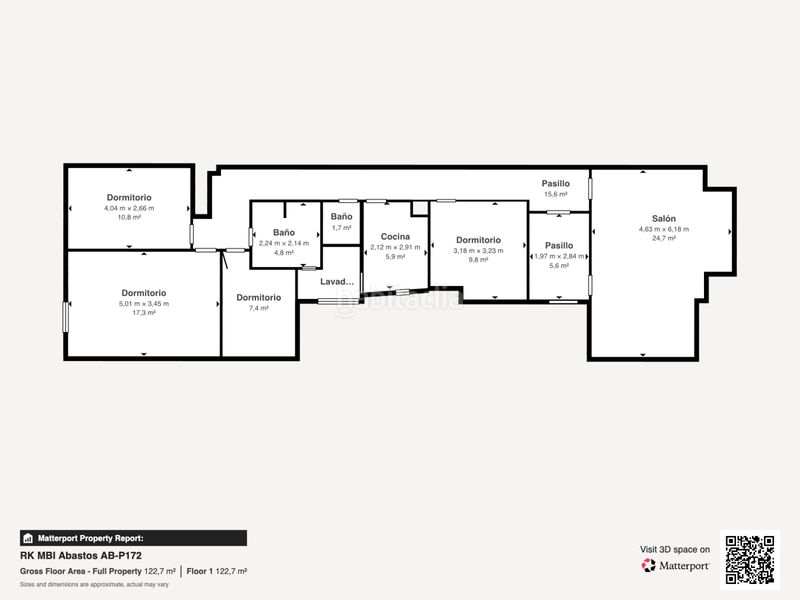 Piso amplio y luminoso piso de 140 m2 con 4 habitaciones, balcón amplio y ascensor. estás buscando la vivienda perfecta que al verla te en Valencia - Imagen 54