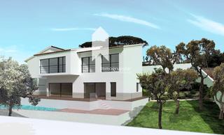 Maison  Mas ros. Vila en construcción de estilo moderno y vistas al mar en platja