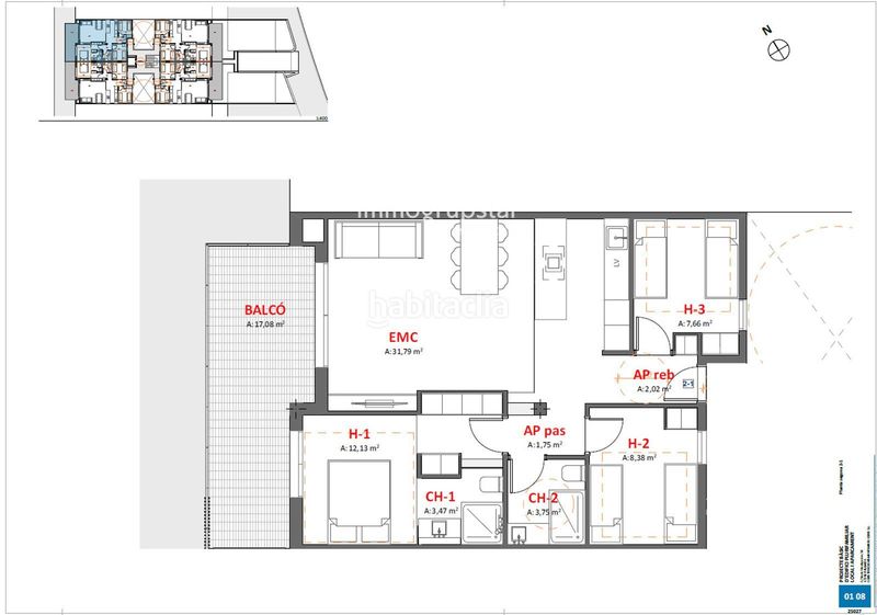 Foto b89d996f-e82e-488c-a109-cb1feac1a6b0. Pis amb calefacció aparcament a Platja Gran Palamós