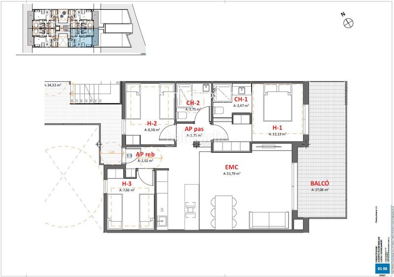 Foto cc08b326-0afb-4449-807e-dadb040dbba0. Pis amb calefacció aparcament a Platja Gran Palamós