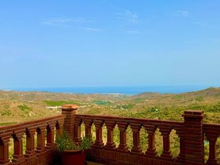 Masia en Macharaviaya. Casa rustica con vistas al mar y al campo en vallejos
