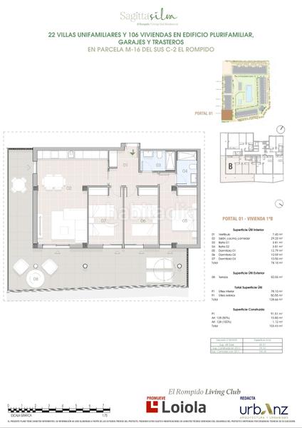 Foto 1242ed0b-220a-456c-afd9-2cae3862772c. Appartement 129m<sup>2</sup> mit heizung parking pool in Cartaya