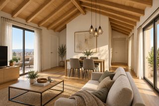 Piso en Camí ramon llull 20. Duplex invertit amb dues terrasses. sol de matí o tarda, tu trie