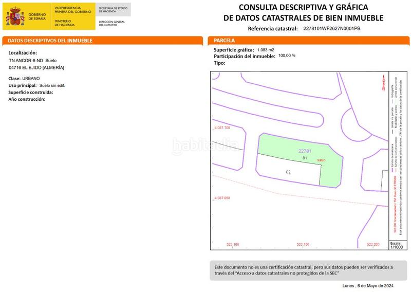 Foto c23be0e1-2dde-40e4-9983-c9c9c5cb19cc. Finca rústica a Las Norias Ejido (El)