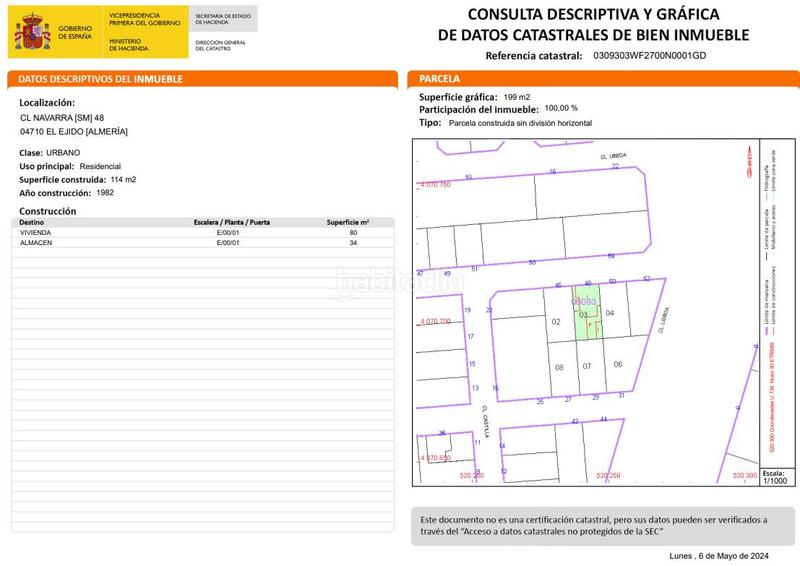 Foto 34a92537-b36d-4451-a0d3-9db5f4a53f0e. Landgut in Santa María del Águila Ejido (El)
