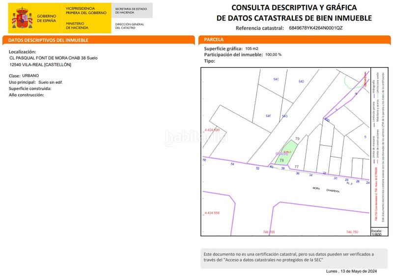 Foto cb479d58-773b-450b-a995-d6a86a92dc52. Finca rústica solvia inmobiliaria suelo otros villarrealvilareal en Villarreal / Vila - real