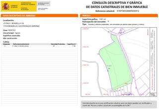 Finca rústica  Creu (de la ). Solvia inmobiliaria  suelo otros les escaules