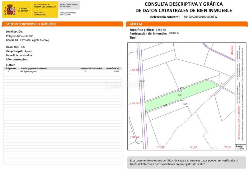Foto 495e4d9a-ad09-4870-97df-3f309b8d3b82. Fondo rustico in Estivella