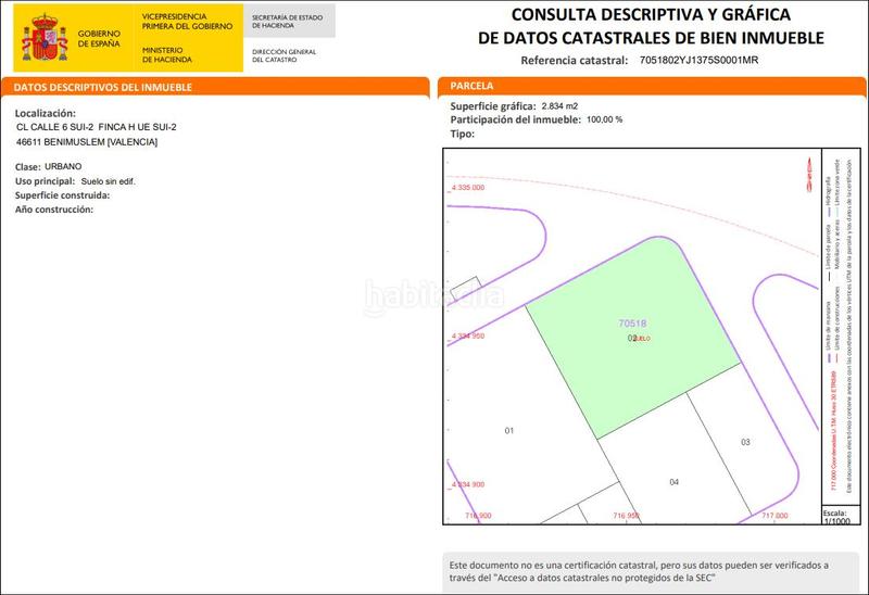 Foto f4400127-2db0-4267-8e40-c754aa99d421. Terreno residenziale in Benimuslem