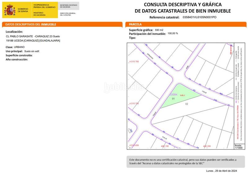 Foto 678c0e7c-a5b2-4fcf-a705-df6e42590b06. Finca rústica solvia inmobiliaria suelo urbanizable en Uceda