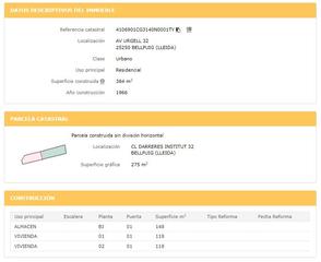 Finca rústica  Av urgell nº 32. Solvia inmobiliaria  suelo otros bellpuig