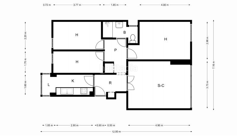 Foto dcc3703d-0436-448e-84aa-f471f3751e17. Pis a La Verneda - La Pau Barcelona