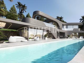 Haus in Cap Martí - El Tossalet - Pinomar. Proyecto de moderna villa de lujo con licencia en venta en jávea
