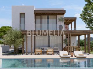 Casa a Benimeit-Tabaira. Autentica villa de obra nueva con vistas al mar en venta en mora
