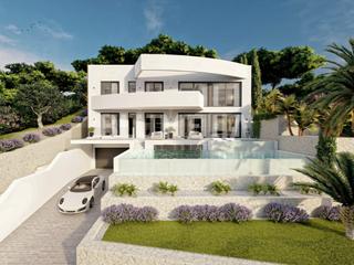 Maison à Altea la Vella. Proyecto de villa de lujo con vistas al mar en venta en la sierr
