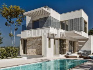 Casa in Golf Bahía. Moderna villa con vistas al mar en venta en finestrat, benidorm